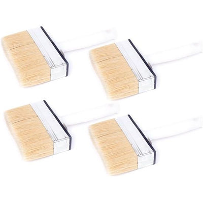 4 stuks Veba Witborstel 12 x 3 cm – voordeelverpakking voor veelzijdig gebruik