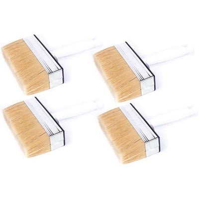 4x Veba Witborstel 14x4cm – voordeelverpakking voor veelzijdig gebruik bij schilderwerk