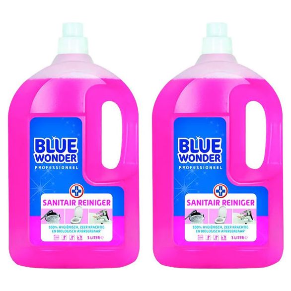 blue-wonder-professioneel-sanitair-reiniger-dop---2-stuks-+-gratis-kd-spons-afbeelding