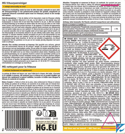 HG frituurpanreiniger - 2 stuks + Gratis KD spons