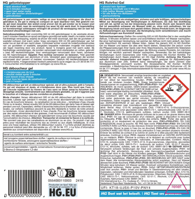 HG Gelontstopper - 2 stuks + Gratis KwastenDiscounter Handschoenen
