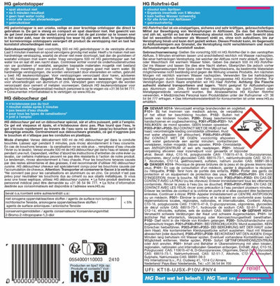 HG Gelontstopper - 2 stuks + Gratis KwastenDiscounter Handschoenen