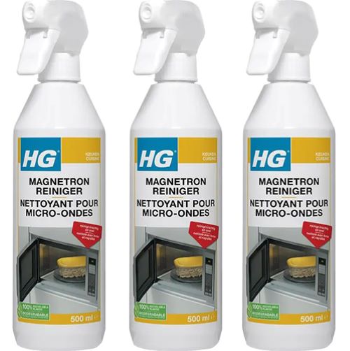 HG magnetronreiniger - 3 stuks + Gratis KwastenDiscounter spons
