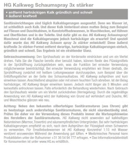 HG Kalkweg Schuimspray 3x Sterker 500 ml + Gratis KwastenDiscounter spons
