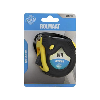Veba Rolmaat 5M rubber blister - Top Rolmaat - kwaliteitsrolmaat