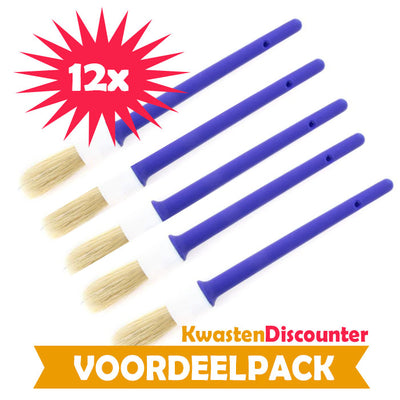 wegwerpkwast---wegwerpkwasten---wegwerpkwasten-maat-8---12pcs---voordeelpack-afbeelding