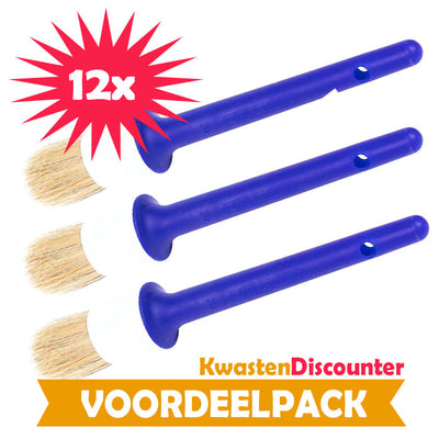 wegwerpkwast---wegwerpkwasten---wegwerpkwasten-maat-20---12pcs---voordeelpack-afbeelding