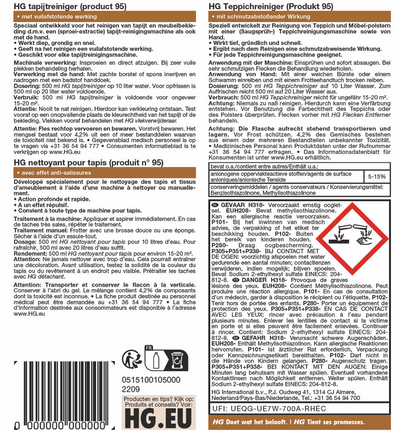 HG Tapijtreiniger 500 ml