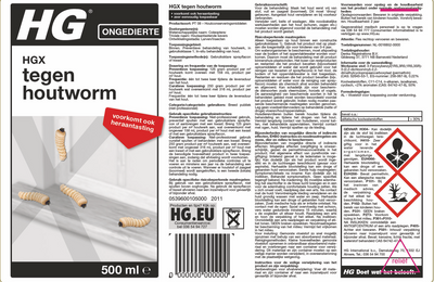 HGX Tegen Houtworm + KwastenDiscounter Spons