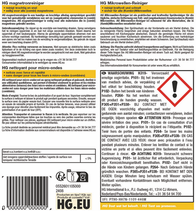 HG magnetronreiniger+ Gratis KD spons