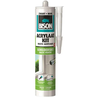 Acrylaatkit zwart voor afdichten en repareren