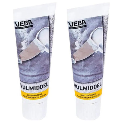 Muurvulmiddel 2 stuks – ideaal voor het vullen en repareren van beschadigingen in muren