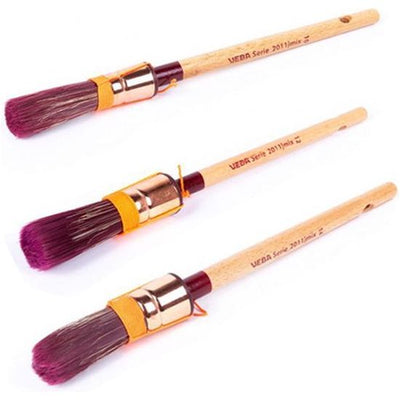 Patentpuntkwasten-set M10, 12 & 14 PROF (3 stuks) – complete set professionele kwasten voor diverse schilderklussen