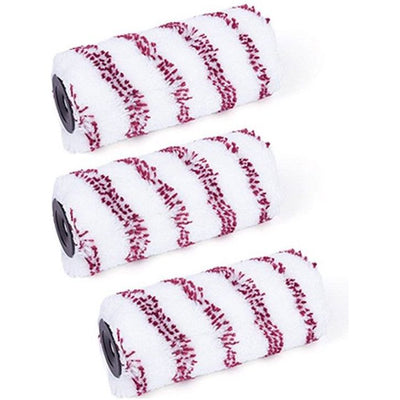 PRO 3 x 18cm verfroller voor grove ondergronden (3 stuks) – ideaal voor het aanbrengen van verf op ruwe oppervlakken