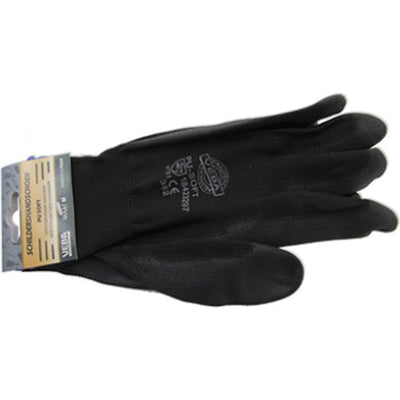 VEBA Schilderhandschoen PU-Soft Zwart Maat M - Hanschoen - Handschoen Unisex