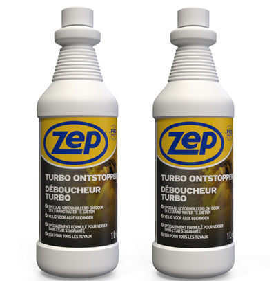 ZEP Turbo Ontstopper 2 stuks met gratis KwastenDiscounter handschoenen