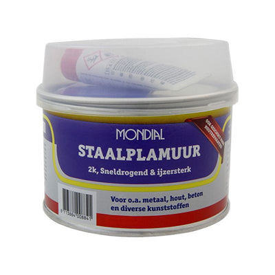 Mondial Staalplamuur 485gr + 15gr verharder
