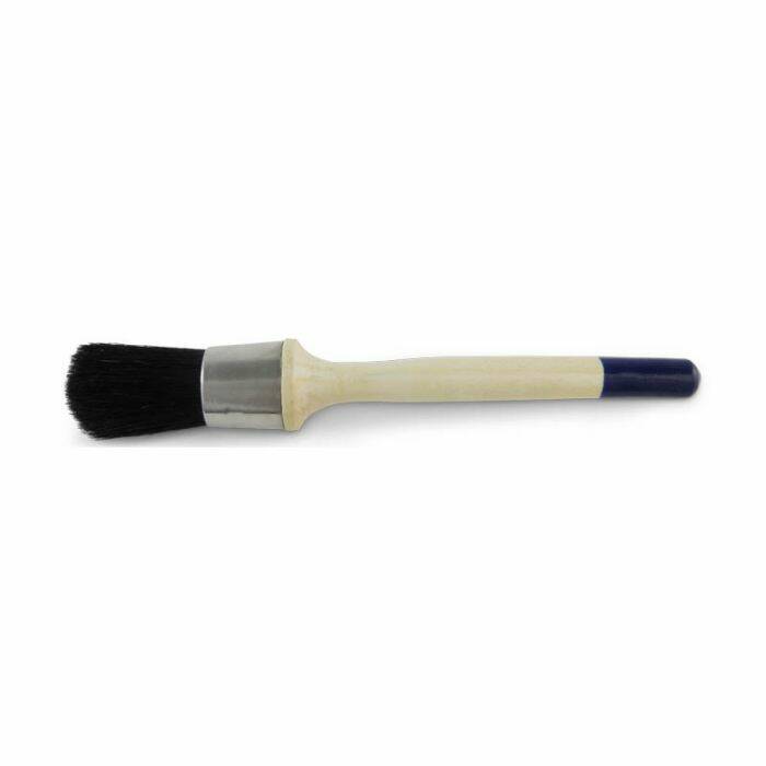 VEBA Ronde Patentkwast 29 - Zuiver Haar - Gelakte Houten Steel - Geschikt voor Terpentinebasis (alkyd) - Vezellengte 40mm