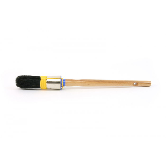 VEBA Ronde Patentpuntkwast 27 - Terpentinebasis (alkyd) - Zuiver Haar - Vezellengte 60mm