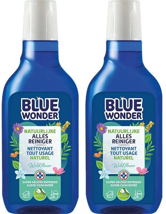 Blue Wonder 100% Natuurlijke Alles-reiniger Dop 2 stuks!