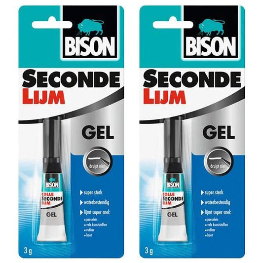 bison-secondelijm-gel-3g-–-snel-&-sterk---2-stuks-afbeelding