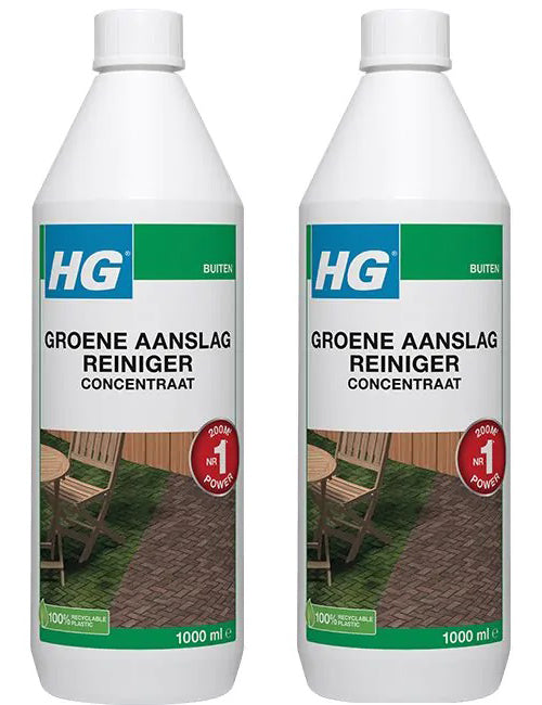 HG groene aanslagreiniger concentraat 1L 9374N - 2 stuks