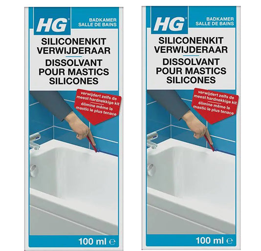 HG silliconenkit verwijderaar 2 stuks