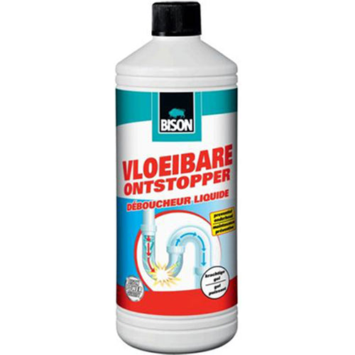 Bison vloeibare onstopper - 1 liter + KwastenDiscounter Handschoenen