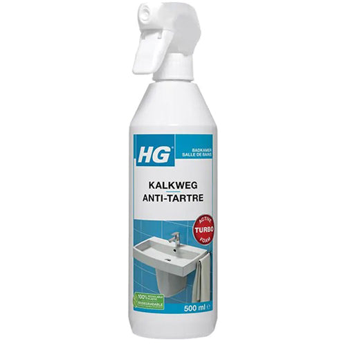 HG Kalkweg Schuimspray 500 ml + Gratis KwastenDiscounter spons