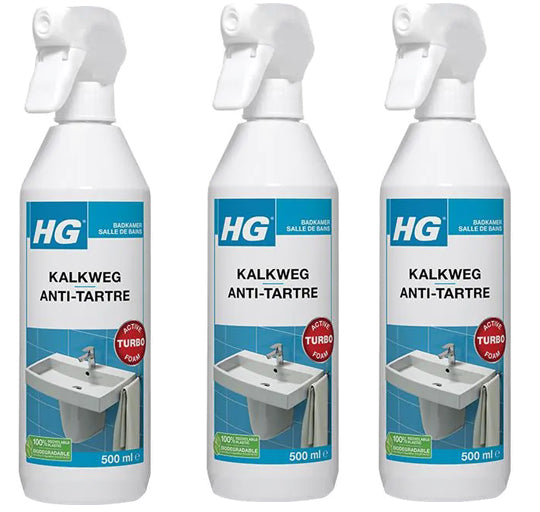 HG Kalweg Schuimspray - 3 stuks + gratis KD Spons