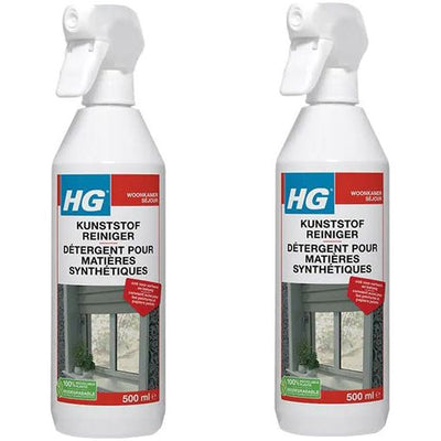 HG Kunststof Reiniger 2 Stuks + Gratis KD Spons