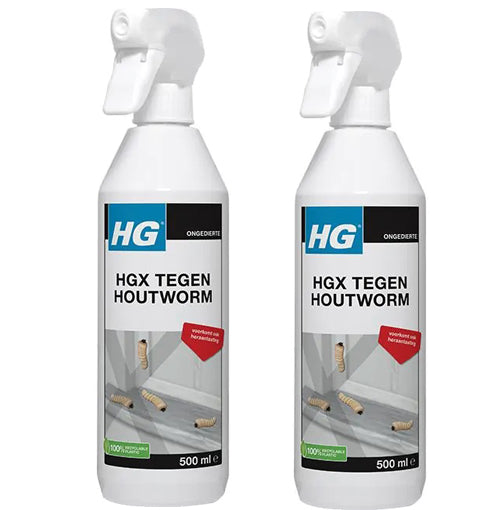 HGX Tegen Houtworm - 2 stuks + gratis KD Spons