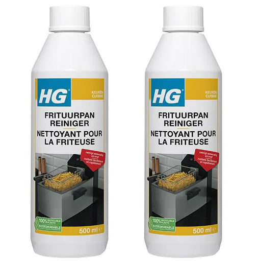 HG frituurpanreiniger - 2 stuks + Gratis KD spons