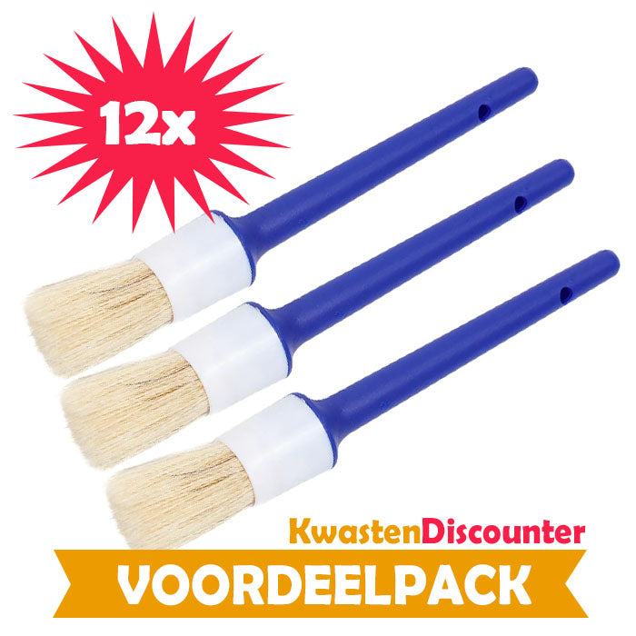 Wegwerpkwast - Wegwerpkwasten - Wegwerpkwasten maat 16 - 12pcs - VOORDEELPACK