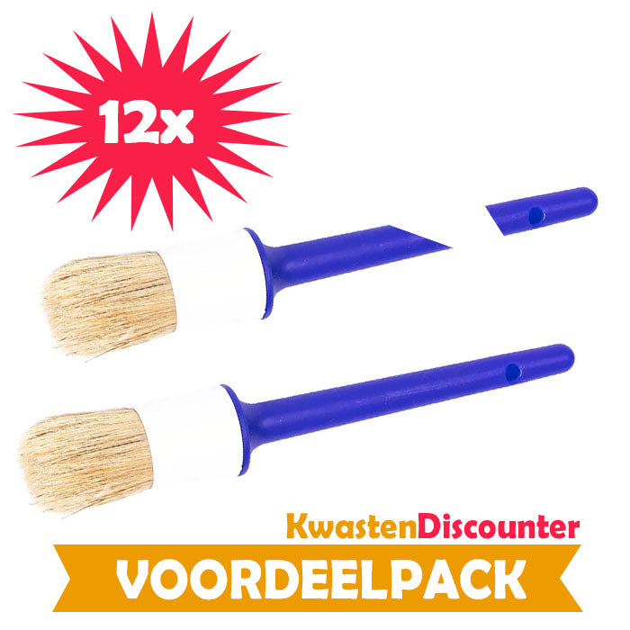 Wegwerpkwast - Wegwerpkwasten - Wegwerpkwasten maat 18 - 12pcs - VOORDEELPACK