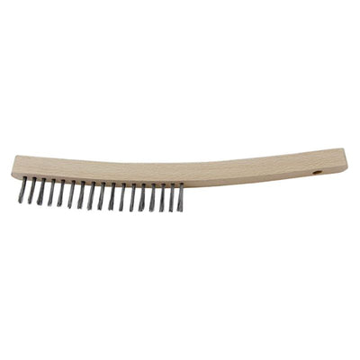 VEBA Staalborstel 1 rij hout