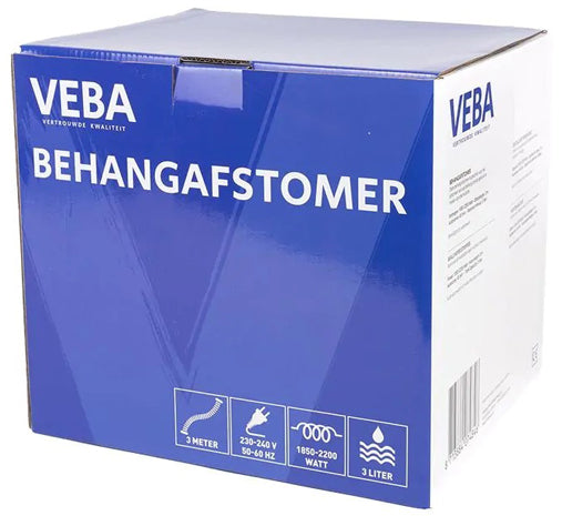 top-product-veba-behangafstomer-2200w---professionele-behangverwijderaar-met-3l-reservoir-en-3-meter-slang-afbeelding