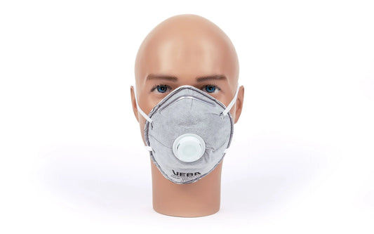 Gesichtsmasken / Staubmasken FFP2 gegen Geruch + Ventil 2 Stück