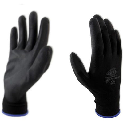 veba-schilderhandschoen-pu-soft-zwart-maat-m---hanschoen---handschoen-unisex-afbeelding