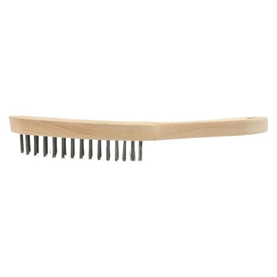 VEBA Staalborstel 2 rij hout - staaldraadborstel - Voor Perfect Detailwerk | Kwastendiscounter