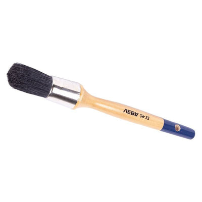 veba-ronde-patentkwast-29---zuiver-haar---gelakte-houten-steel---geschikt-voor-terpentinebasis-(alkyd)---vezellengte-40mm-afbeelding