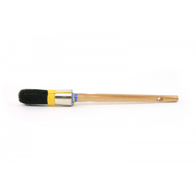 VEBA Rundpinsel mit Lackspitze 27 – Terpentinbasis (Alkyd) – reines Haar – Faserlänge 60 mm